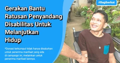 Gerakan Bantu Ratusan Penyandang Disabilitas Untuk Melanjutkan Hidup