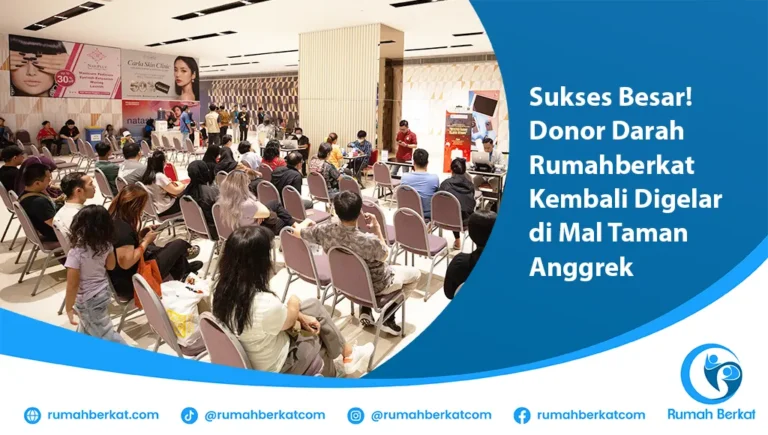 Donor Darah Rumahberkat Kembali Digelar di Mal Taman Anggrek