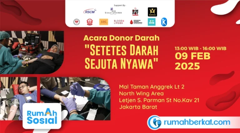 Jadwal Donor Darah Jakarta Barat 9 Februari 2025