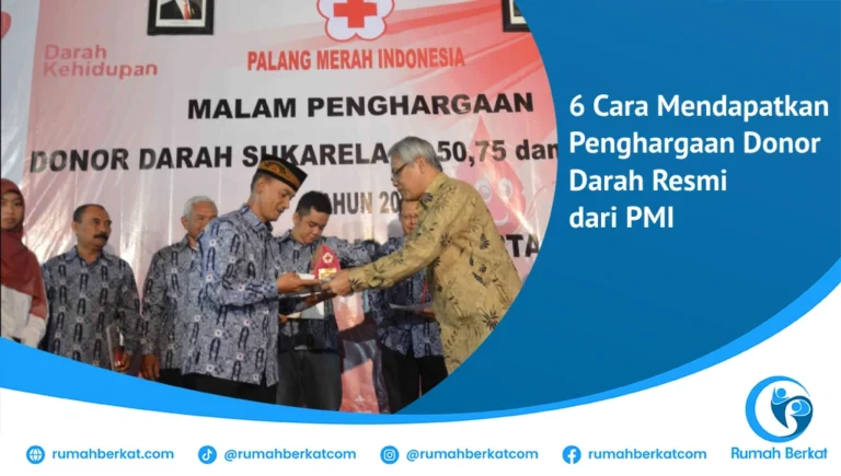 cara mendapatkan penghargaan donor darah