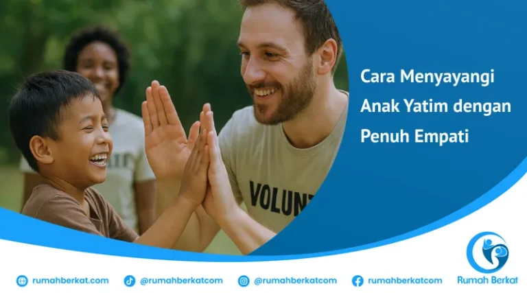 Ilustrasi cara menyayangi anak yatim melalui kegiatan bermain dan edukasi bersama relawan