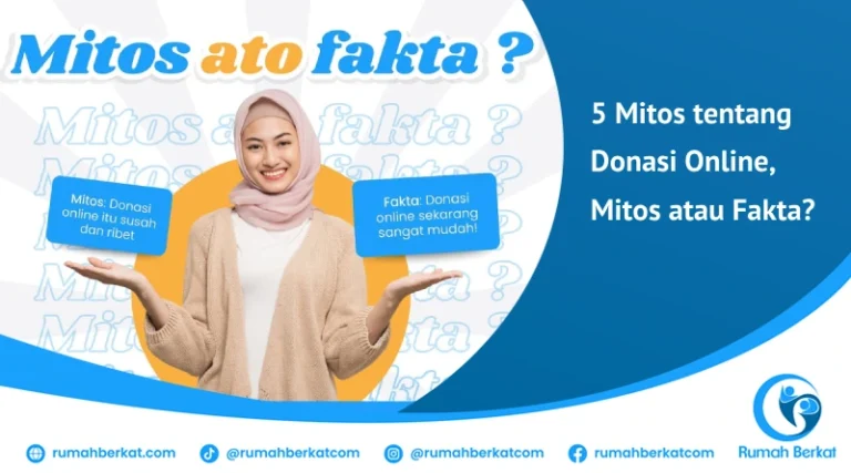 mitos tentang donasi online