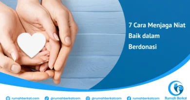 cara menjaga niat baik dalam berdonasi