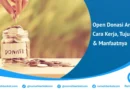 open donasi artinya