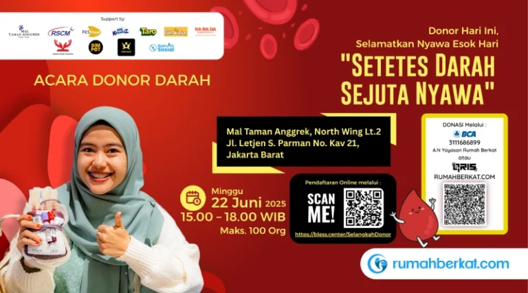 jadwal donor darah jakarta barat 22 juni 2025