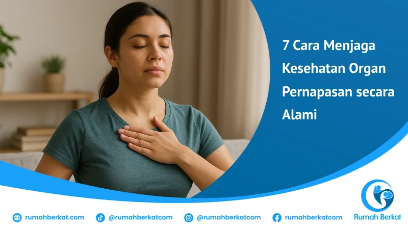 Ilustrasi untuk Cara Menjaga Kesehatan Organ Pernapasan secara alami, menampilkan aktivitas sehari-hari yang mendukung fungsi pernapasan optimal.