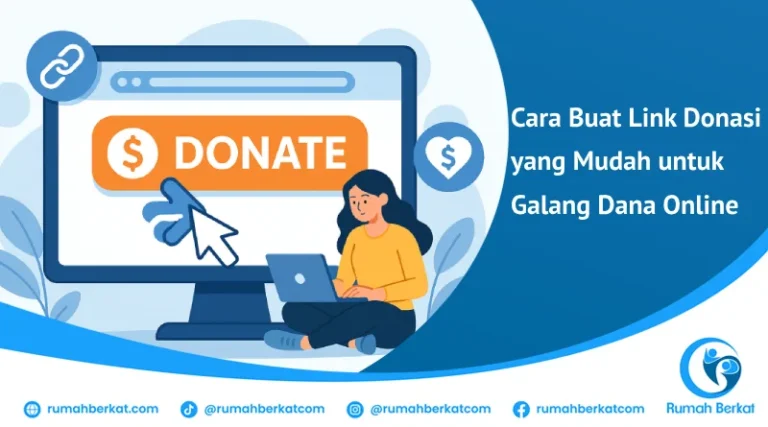 ilustrasi gambar cara buat link donasi