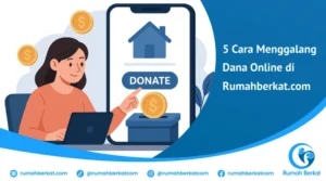 cara menggalang dana online di Rumahberkat.com