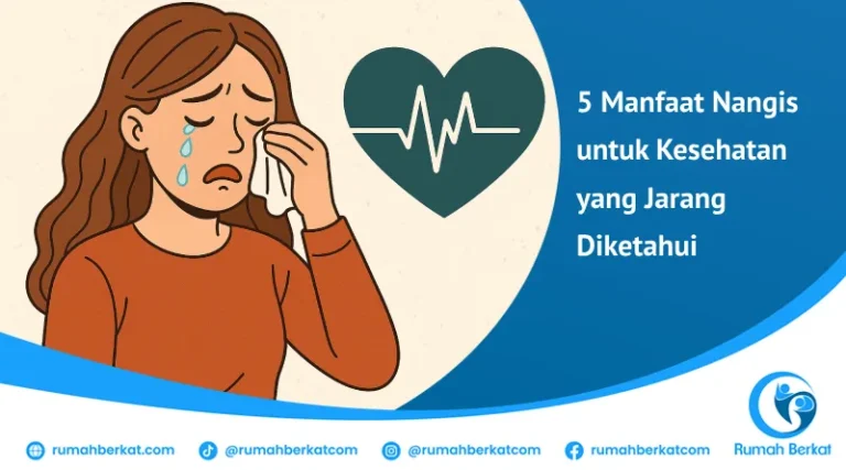 manfaat nangis yang menggambarkan proses pelepasan emosi melalui tetesan air mata dalam suasana tenang dan reflektif.